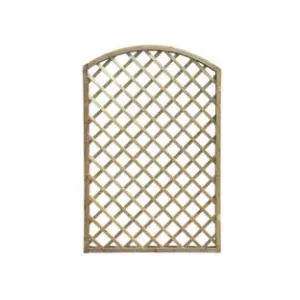 TRALICCIO AD ARCO IN PINO IMPREGNATO CORNICE MM.40X40