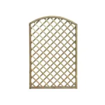 TRALICCIO AD ARCO IN PINO IMPREGNATO CORNICE MM.40X40