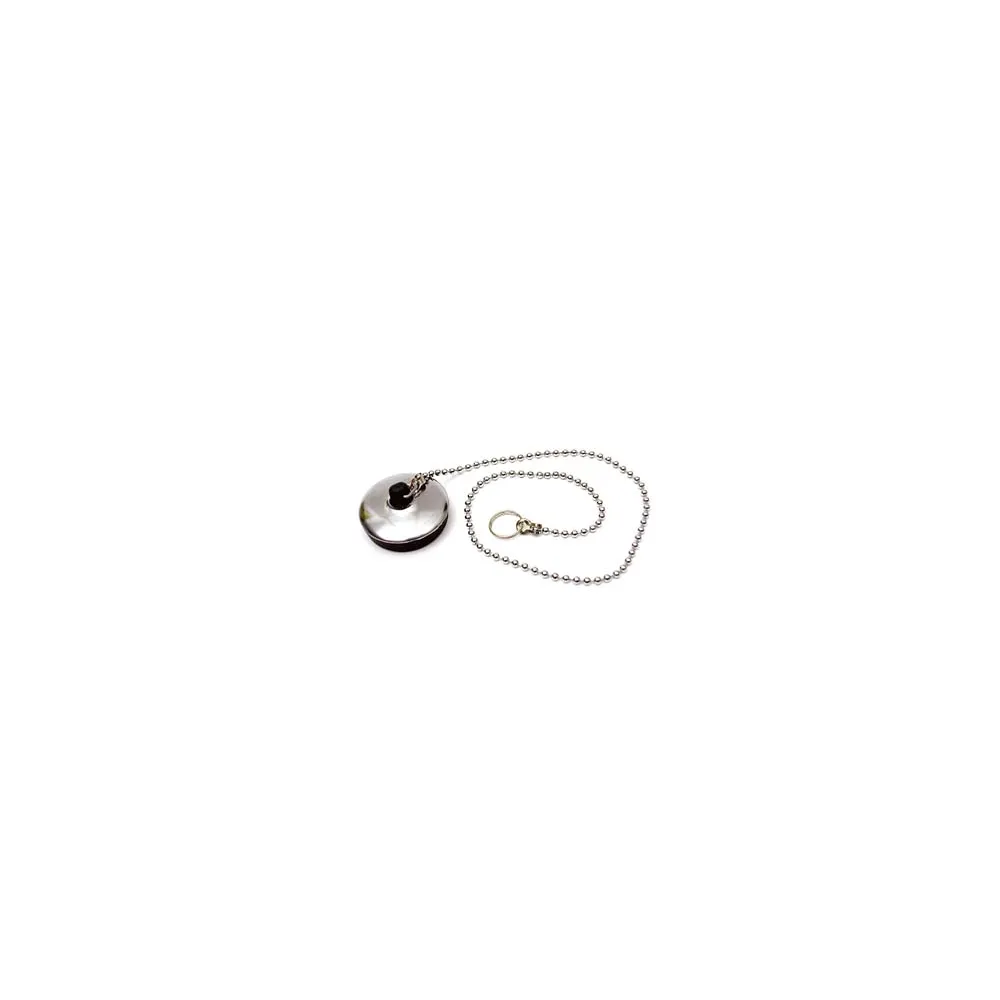 TAPPO CON CATENA A PERLINE E ANELLO