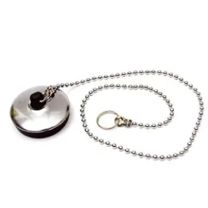 TAPPO CON CATENA A PERLINE E ANELLO