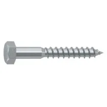 VITE TIRAFONDI PER LEGNO TE CLASSE 4.8 DIN-571 UNI-704 ACCIAIO ZINCATO