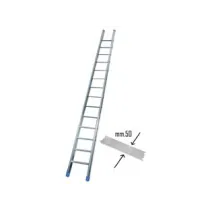 SCALA DA APPOGGIO CONICA  AGRIL IN ALLUMINIO CON GRADINO LARGO
