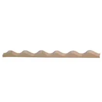 LISTELLO IN LEGNO ONDULATO PER COPERTURE