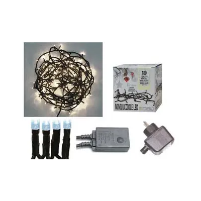 MINILUCCIOLE A LED BIANCO FREDDO PER ESTERNO CON GIOCO LUCI