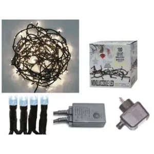MINILUCCIOLE A LED BIANCO FREDDO PER ESTERNO CON GIOCO LUCI