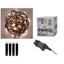 MINILUCCIOLE A LED BIANCO CALDO PER ESTERNO CON GIOCO LUCI