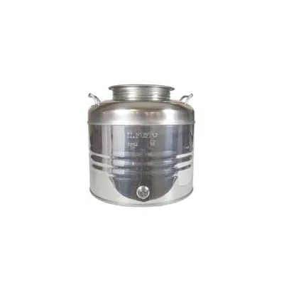 FUSTO INOX PER OLIO GRAFFATO LT.30