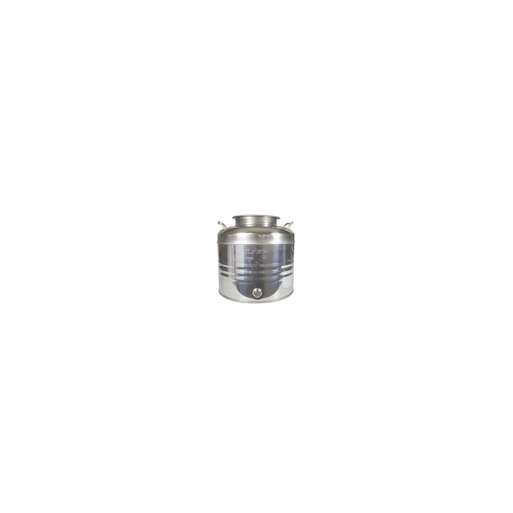 FUSTO INOX PER OLIO GRAFFATO LT.30