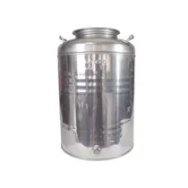 FUSTO INOX PER OLIO GRAFFATO LT.50