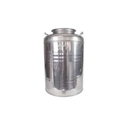 FUSTO INOX PER OLIO GRAFFATO LT.50