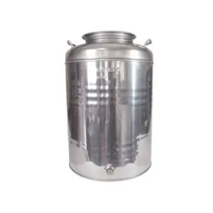 FUSTO INOX PER OLIO GRAFFATO LT.50