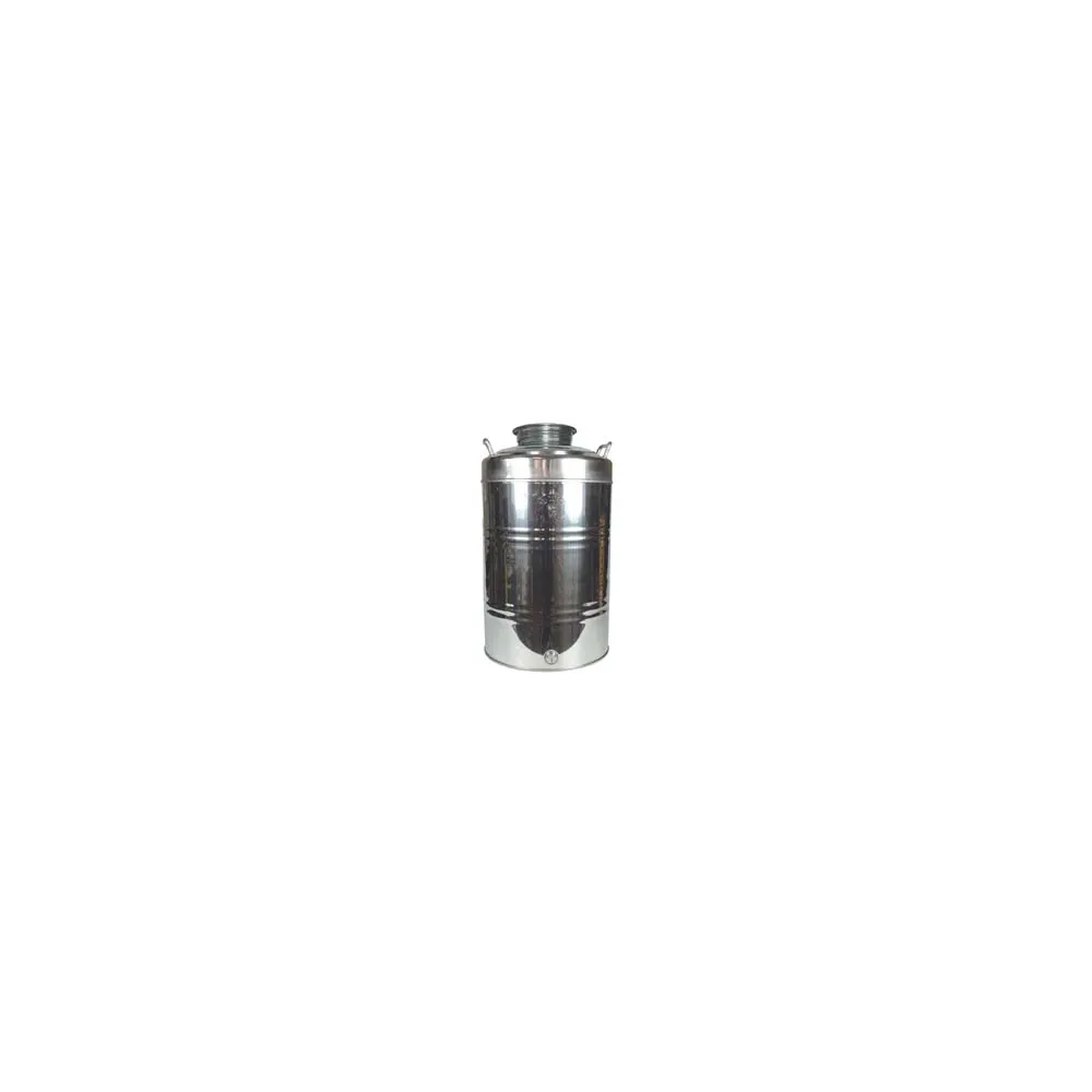 FUSTO INOX PER OLIO GRAFFATO LT.100
