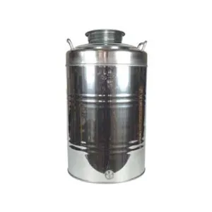FUSTO INOX PER OLIO GRAFFATO LT.100