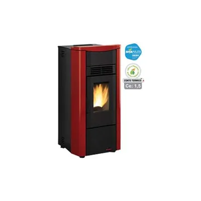 STUFA A PELLET GIUSY 5.0 7 KW BORDEAUX (CONTO TERMICO)