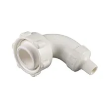RACCORDO IN PP CURVO 90° CON RIEMPIBOTTIGLIE