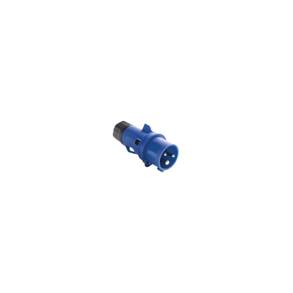 SPINA INDUSTRIALE VOLANTE BLU 2P+T CEE IP44