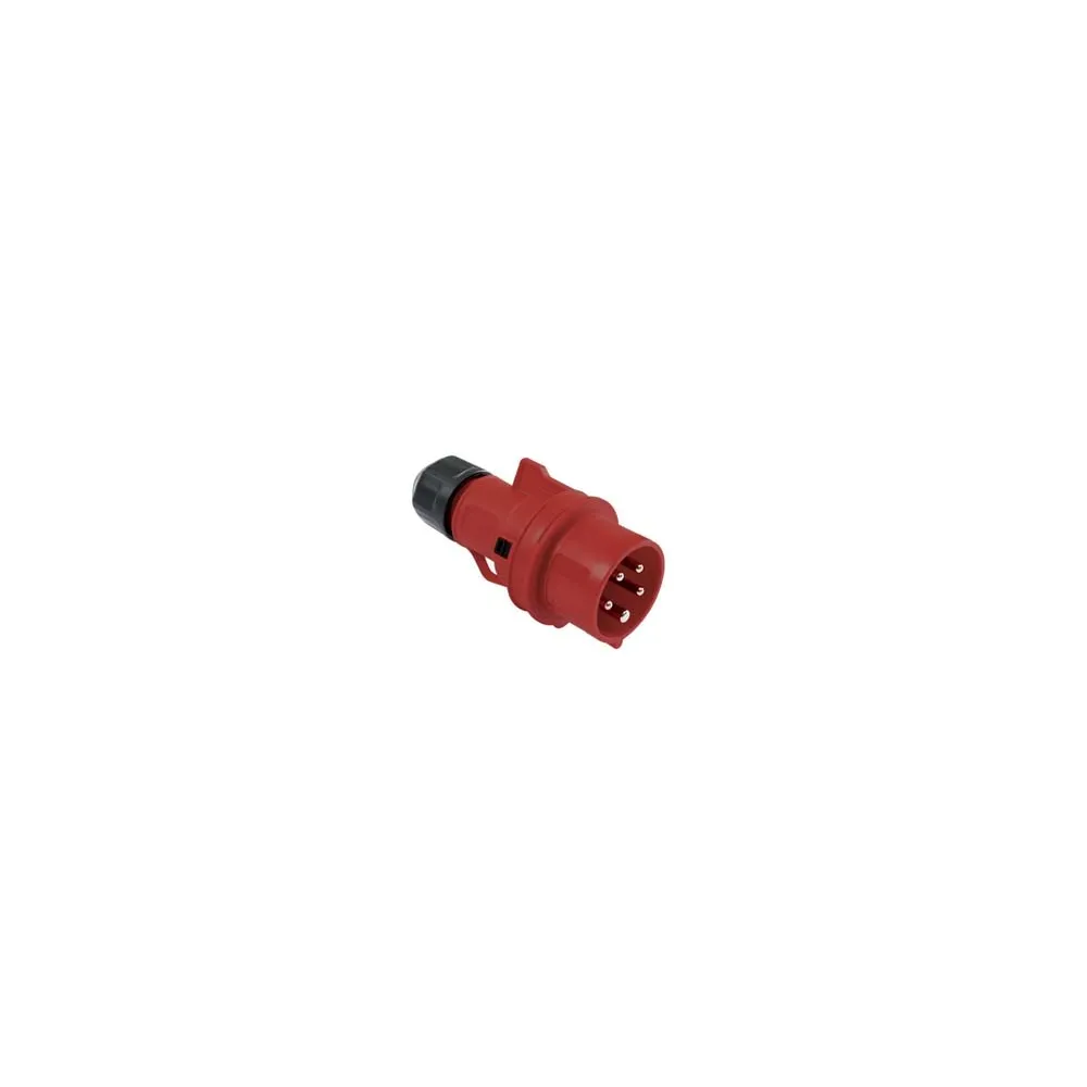 SPINA INDUSTRIALE VOLANTE ROSSA 3P+E CEE IP44