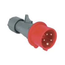 SPINA INDUSTRIALE VOLANTE ROSSA 3P+N+E CEE IP44