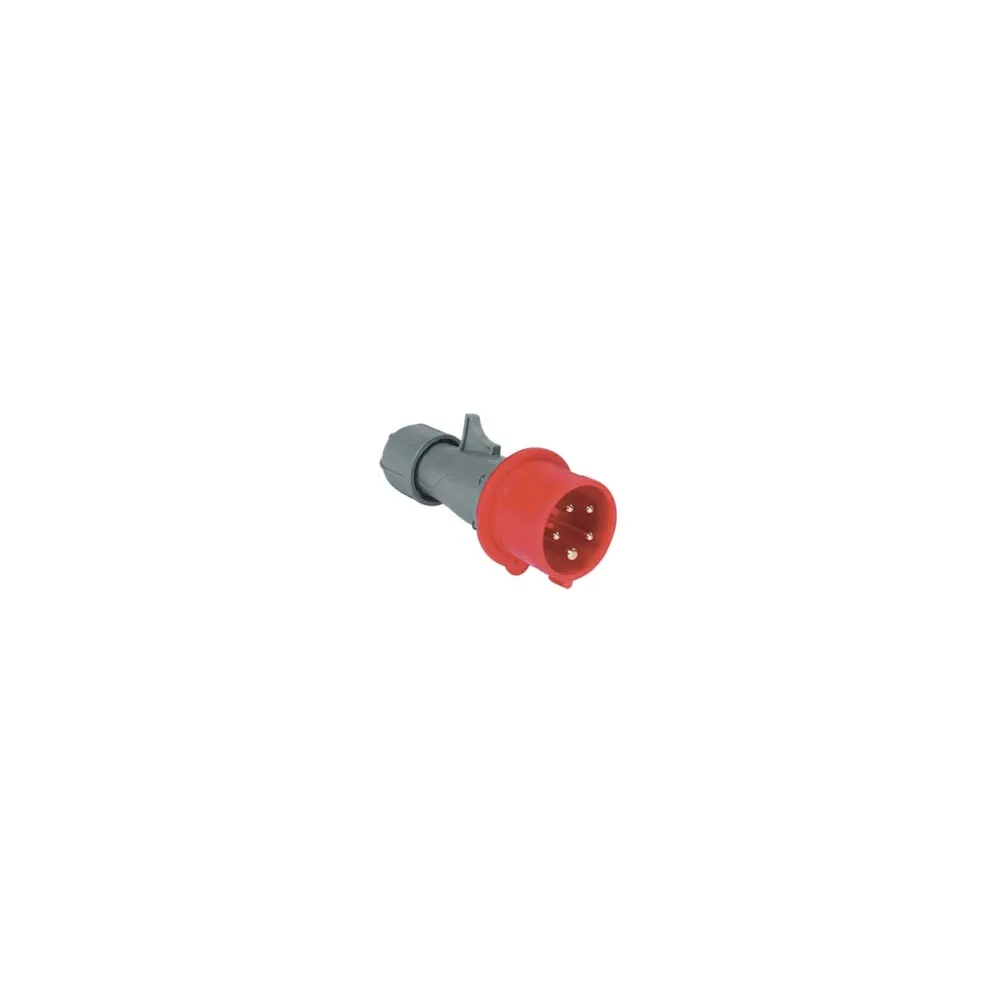 SPINA INDUSTRIALE VOLANTE ROSSA 3P+N+E CEE IP44