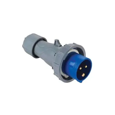 SPINA INDUSTRIALE VOLANTE BLU 2P+E CEE IP67