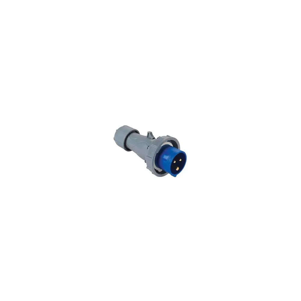 SPINA INDUSTRIALE VOLANTE BLU 2P+E CEE IP67