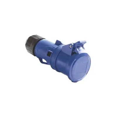 PRESA INDUSTRIALE VOLANTE BLU 2P+T CEE IP44