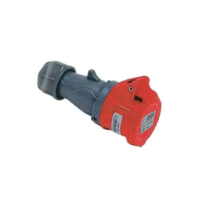 PRESA INDUSTRIALE VOLANTE ROSSA 3P+T+N CEE IP44