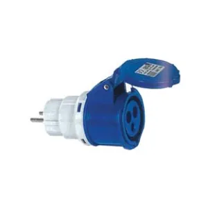 ADATTATORE INDUSTRIALE CON SPINA SCHUKO E PRESA CEE IP44