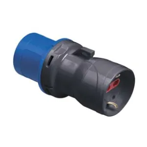 ADATTATORE INDUSTRIALE C/ SPINA CEE E PRESA SCHUKO 10/16A BIPASSO IP44