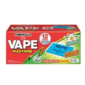 PIASTRINA PER ELETTROEMANATORI ZANZARE COMUNI E TIGRE HERBAL