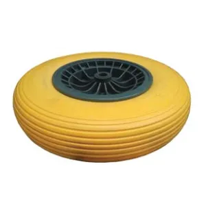 RUOTA PER CARRIOLA PU PIENA CON CUSCINETTI