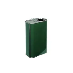 LATTINA PER OLIO RETTANGOLARE VERDE LT.2