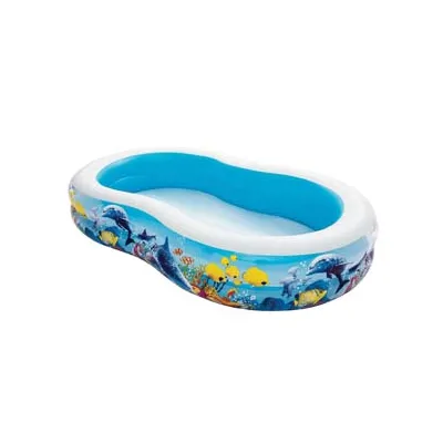 PISCINA GONFIABILE "FAMILY" SAGOMATA CON DISEGNI  +3 ANNI