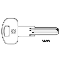 CHIAVI PUNZONATE PER CILINDRI SECUREMME 10 SPINE SCM2