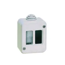 SCATOLA PORTAFRUTTI DA PARETE 2 POSTI IP40