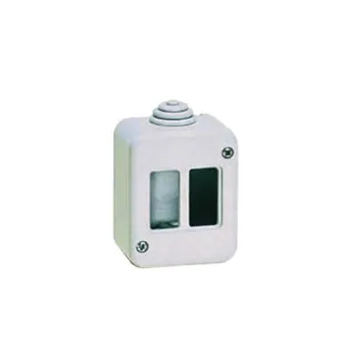 SCATOLA PORTAFRUTTI DA PARETE 2 POSTI IP40