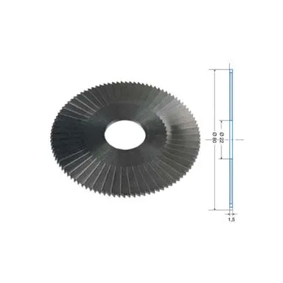 FRESA HSS-CO PER TAGLI LATERALI PER DUPLICATRICE DOPPIA MAPPA 26125010