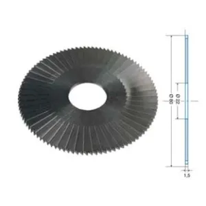 FRESA HSS-CO PER TAGLI LATERALI PER DUPLICATRICE DOPPIA MAPPA 26125010