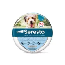 COLLARE SERESTO CONTRO PULCI E ZECCHE CANI FINO A 8 KG.