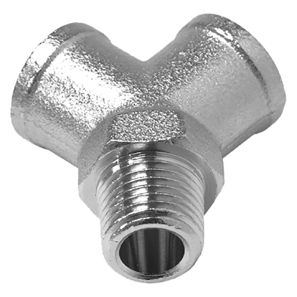 RACCORDO DEVIAZIONE A Y MASCHIO CENTRALE 1/4M - 1/4 F RACCORDO DEVIAZIONE A Y MASCHIO CENTRALE 1/4M - 1/4 F