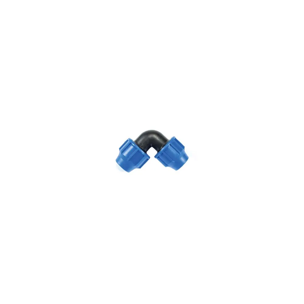 RACCORDO A COMPRESSIONE GOMITO 90° PN16