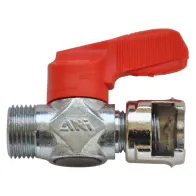 RUBINETTO DI LINEA CON DADO FRESATO '13/A' AIR/10 - 1/8M