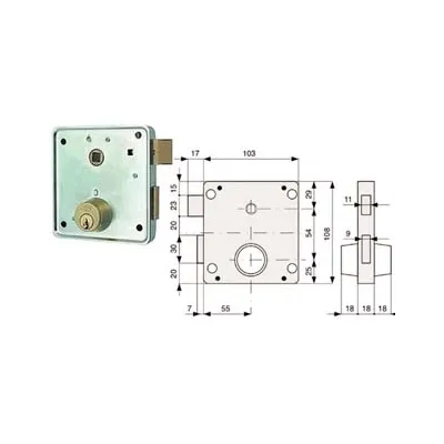 SERRAT. APPLIC. CANCELLI 2 MAND. E SCR. SEP. + QUADRO CIL. FISSI 433