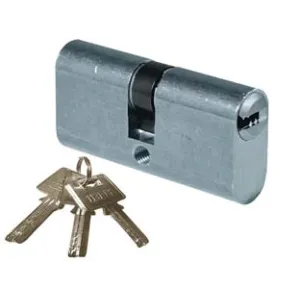 CILINDRO INFILARE OVALE OTTONE CROMO SATINATO 2402