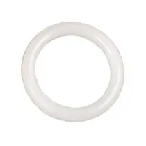 ANELLI PER SCORRITENDA TUBOLARI IN PLASTICA BIANCO