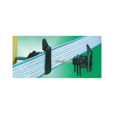 ISOLATORE ELETTRORECINZIONE CON VITE LEGNO PER FETTUCCIA