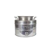 FUSTO INOX PER OLIO GRAFFATO LT.10