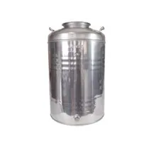 FUSTO INOX PER OLIO GRAFFATO LT.100