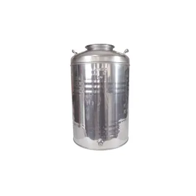 FUSTO INOX PER OLIO GRAFFATO LT.100