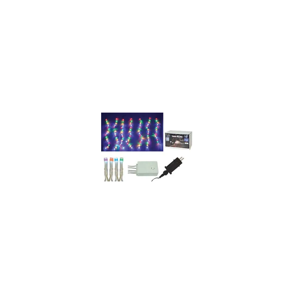 TENDA 144 LED MULTICOLOR PER ESTERNO CON GIOCO LUCI